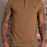 Fred Perry Polo's Plain polo - shaded stone dark petrol
