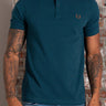 Fred Perry Polo's Plain polo - dark petrol shaded stone