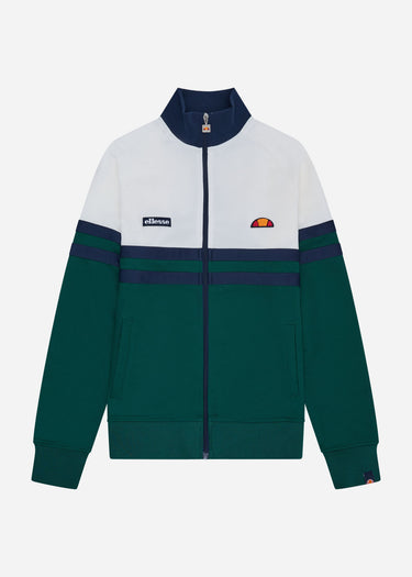 Ellesse Vesten Rimini track jacket - off white dark green