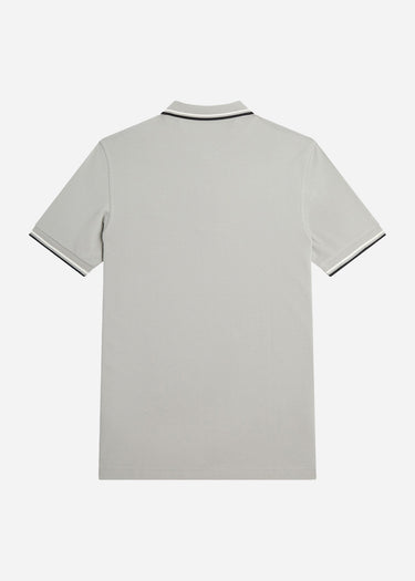 Fred Perry Polo's  Twin tipped fred perry shirt - limestone ecru black 