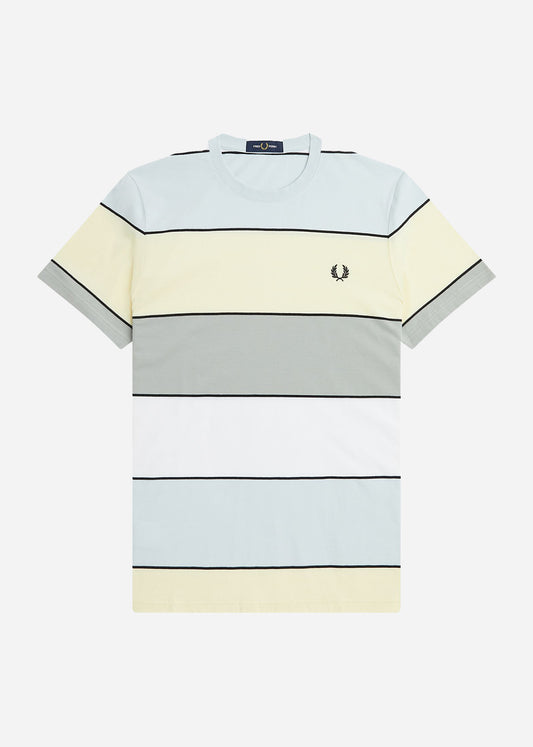 Fred Perry T-shirts  Bold stripe t-shirt - ice cream 