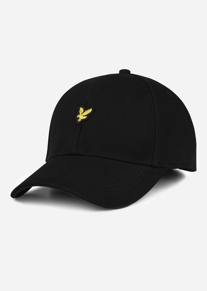 Lyle & Scott Petten  Heavy twill baseball cap - jet black 