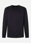 Hackett London Truien  Double knit crew - black 