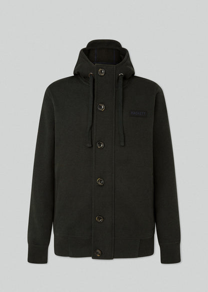 Hackett London Vesten  Heritage hoody full zip - forest night 