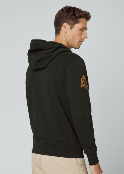 Hackett London Vesten  Heritage hoody full zip - forest night 