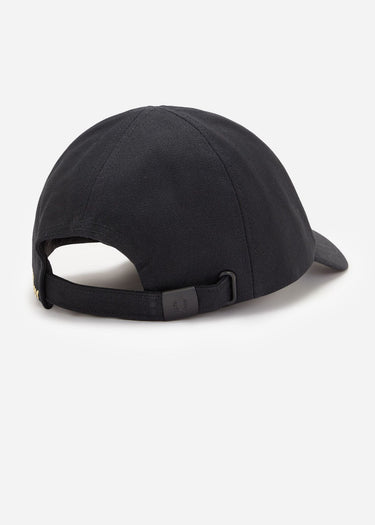 Fred Perry Petten Bold branding canvas cap - black champagne