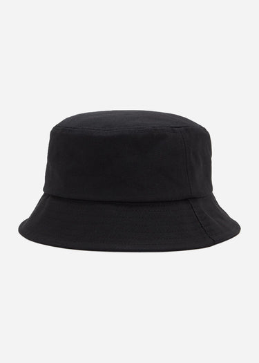 Fred Perry Bucket Hats Bold branding canvas buckethat - black champagne