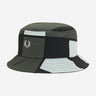 Fred Perry Bucket Hats  Pixel print bucket hat - light ice field green black 