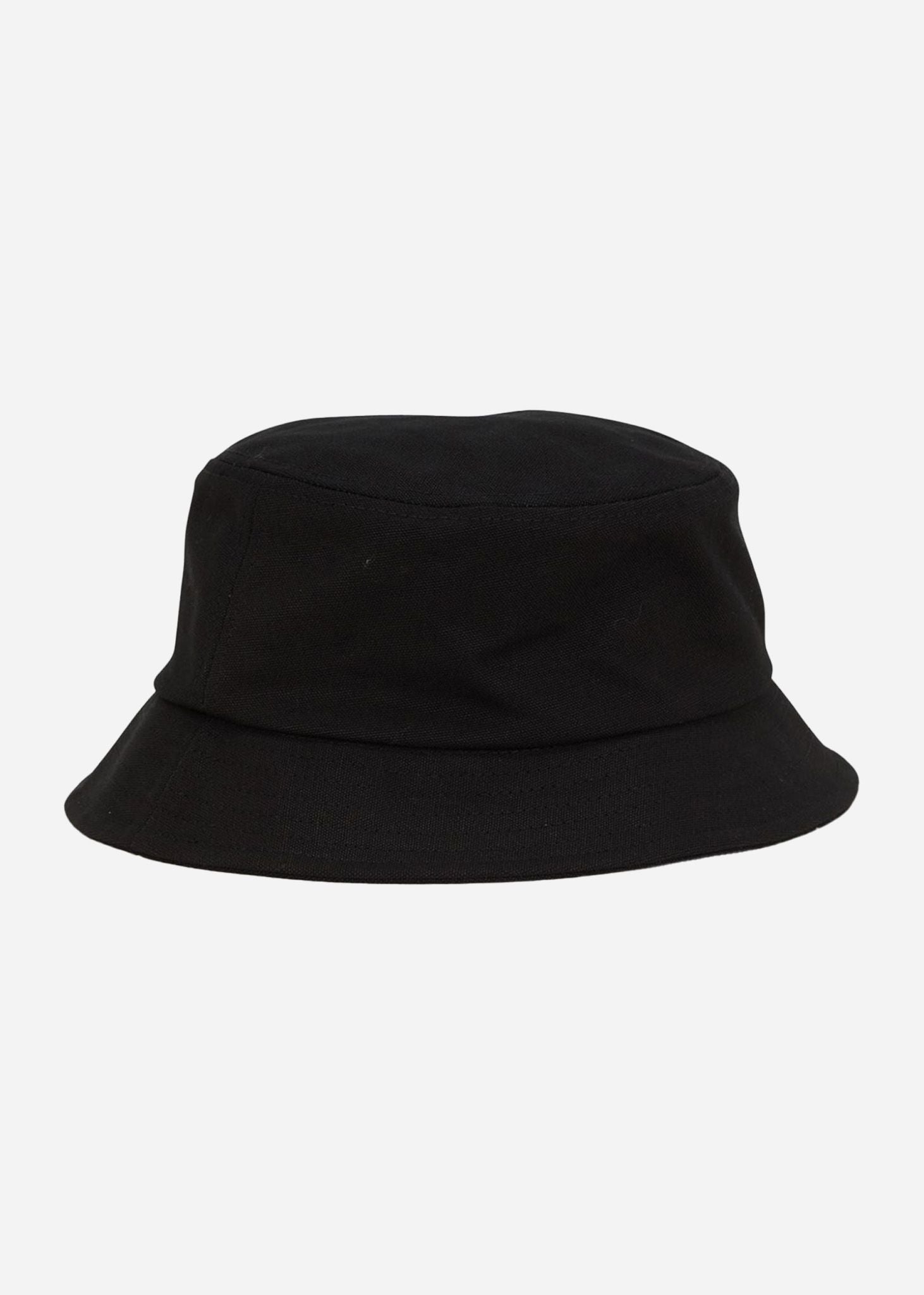 Fred Perry Bucket Hats  Cotton canvas branded bkt hat - black 