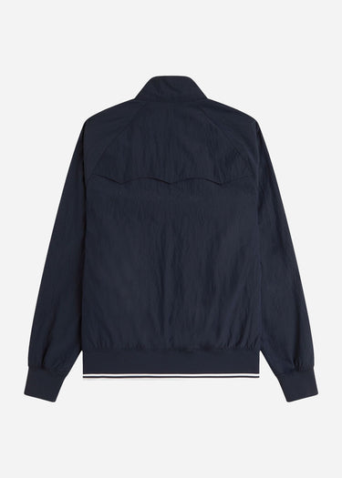 Fred Perry Jassen Crinkle harrington jacket - navy