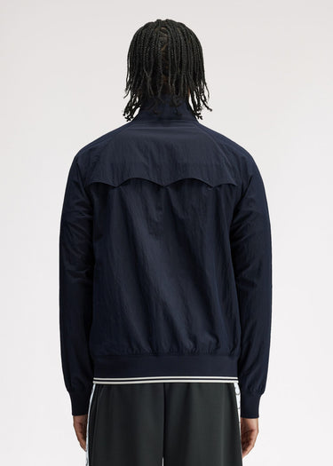Fred Perry Jassen Crinkle harrington jacket - navy