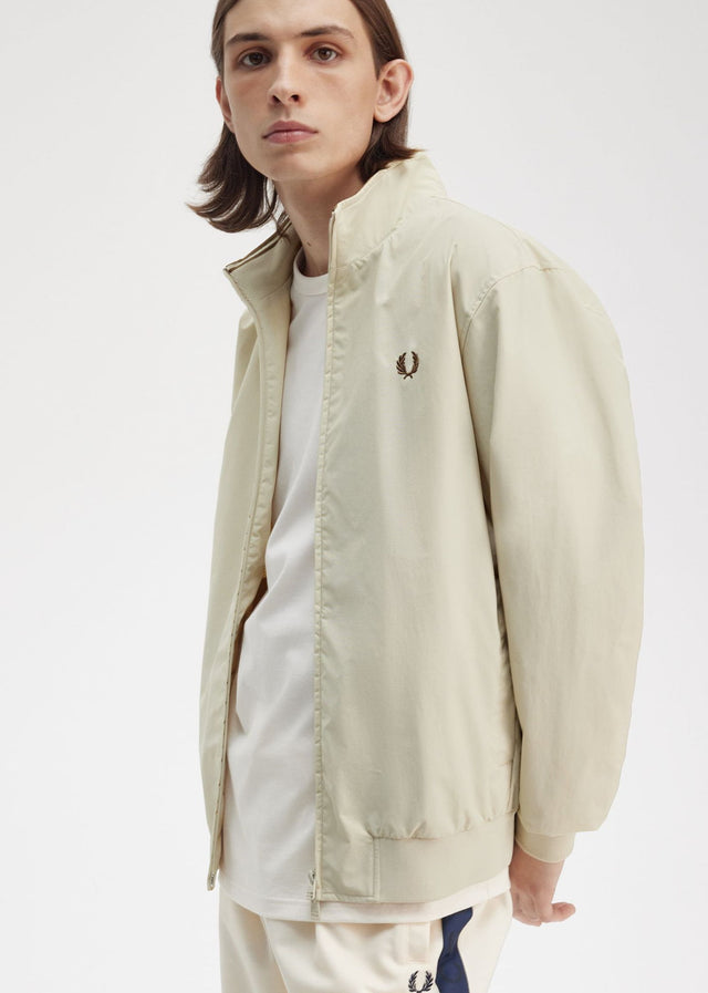Fred Perry Jacken The brentham jacket - oatmeal shaded stone