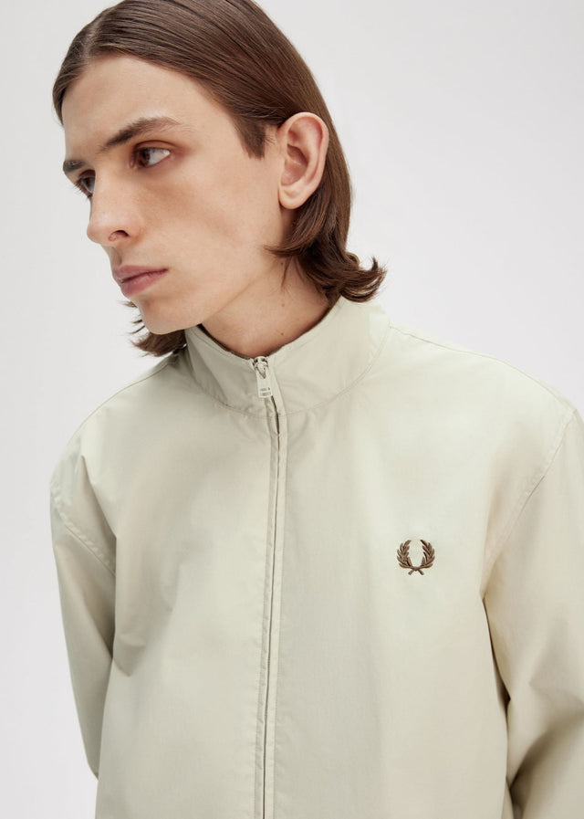 Fred Perry Jacken The brentham jacket - oatmeal shaded stone
