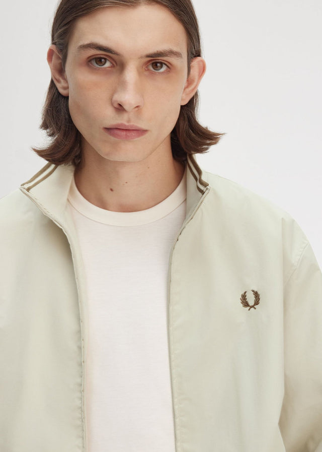 Fred Perry Jacken The brentham jacket - oatmeal shaded stone
