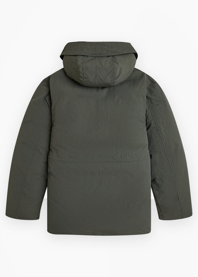 Fred Perry Jacken Padded patch pocket parka - field green