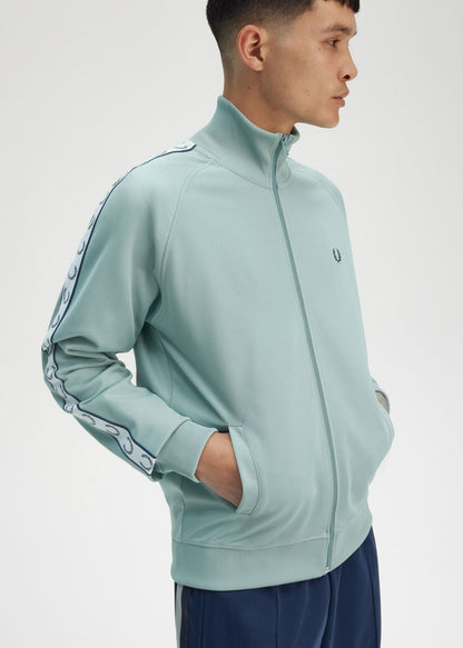 Fred Perry Jassen Taped track jacket - silver blue