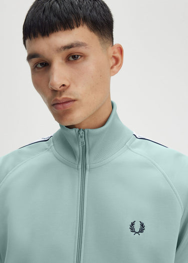 Fred Perry Vesten Taped track jacket - silver blue