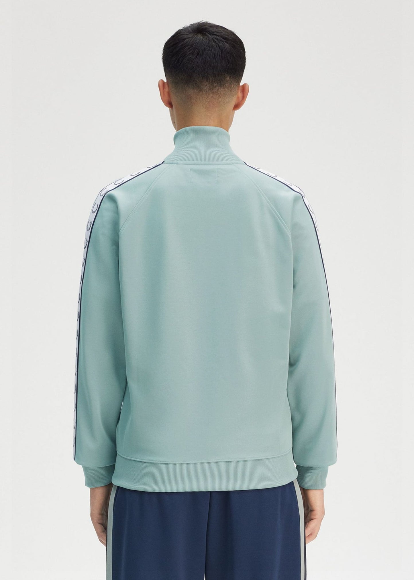 Fred Perry Jassen Taped track jacket - silver blue