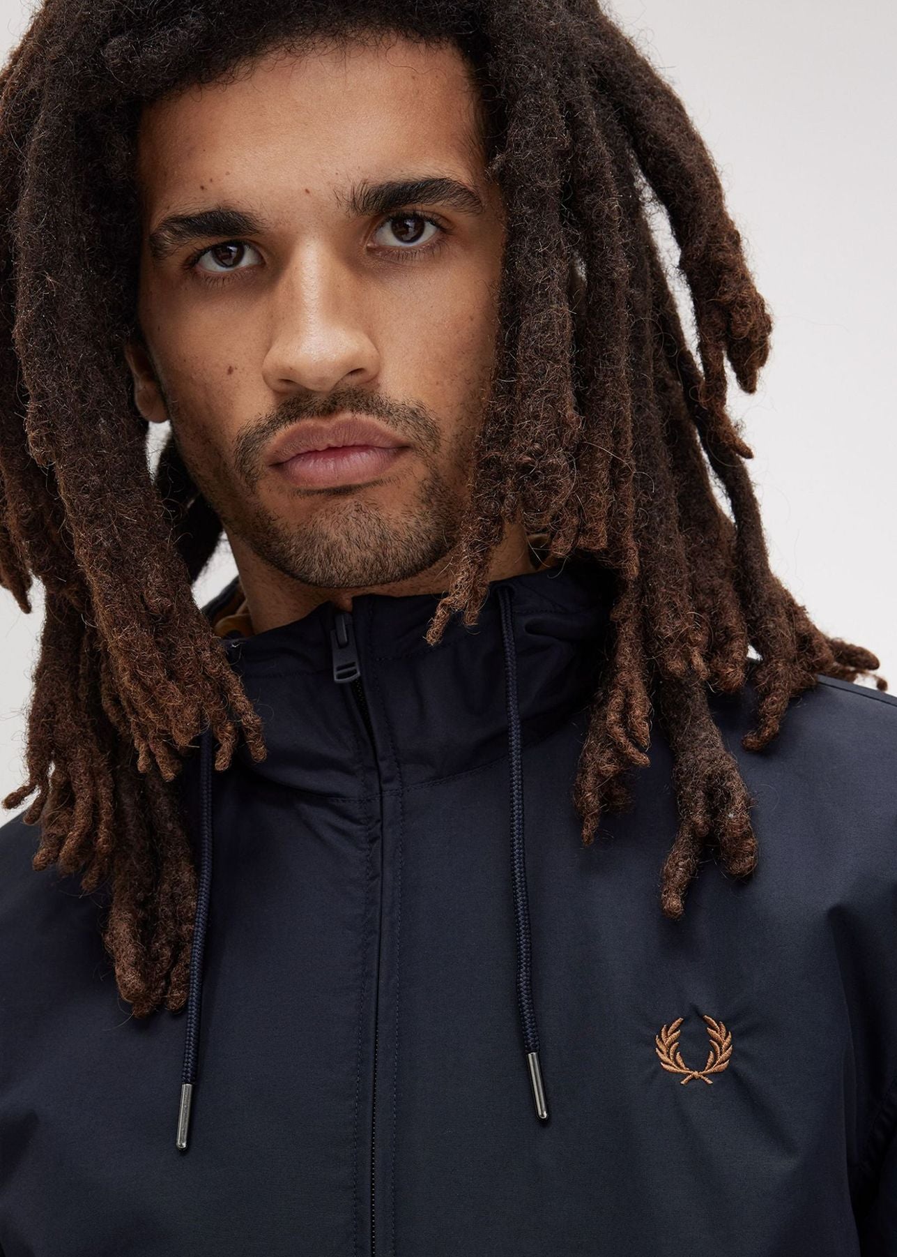 Fred Perry Jassen  The hooded brentham jacket - navy 