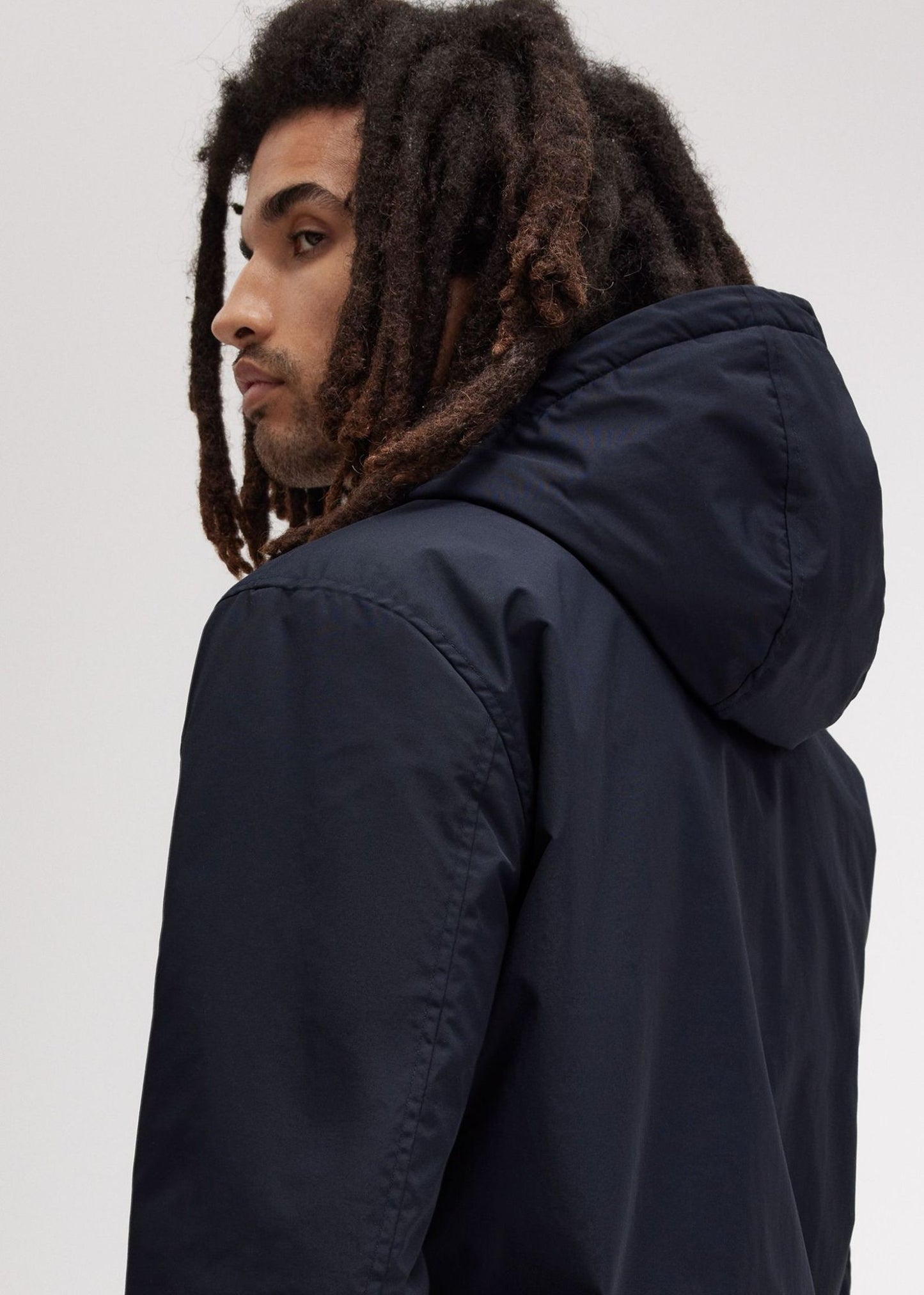 Fred Perry Jassen  The hooded brentham jacket - navy 