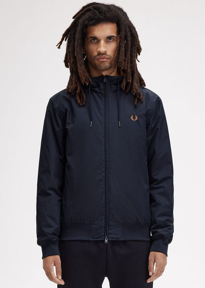 Fred Perry Jassen  The hooded brentham jacket - navy 