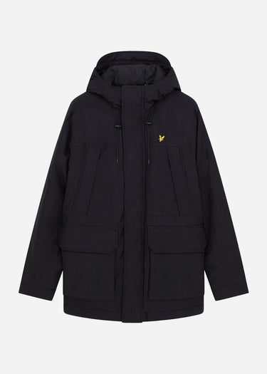 Lyle & Scott Jassen  Microfleece parka 2.0 - jet black 