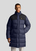 Lyle & Scott Jassen  Longline wadded puffer - dark navy 