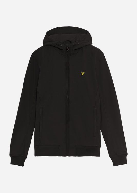 Lyle & Scott Jassen  Fleece back softshell jacket - jet black 