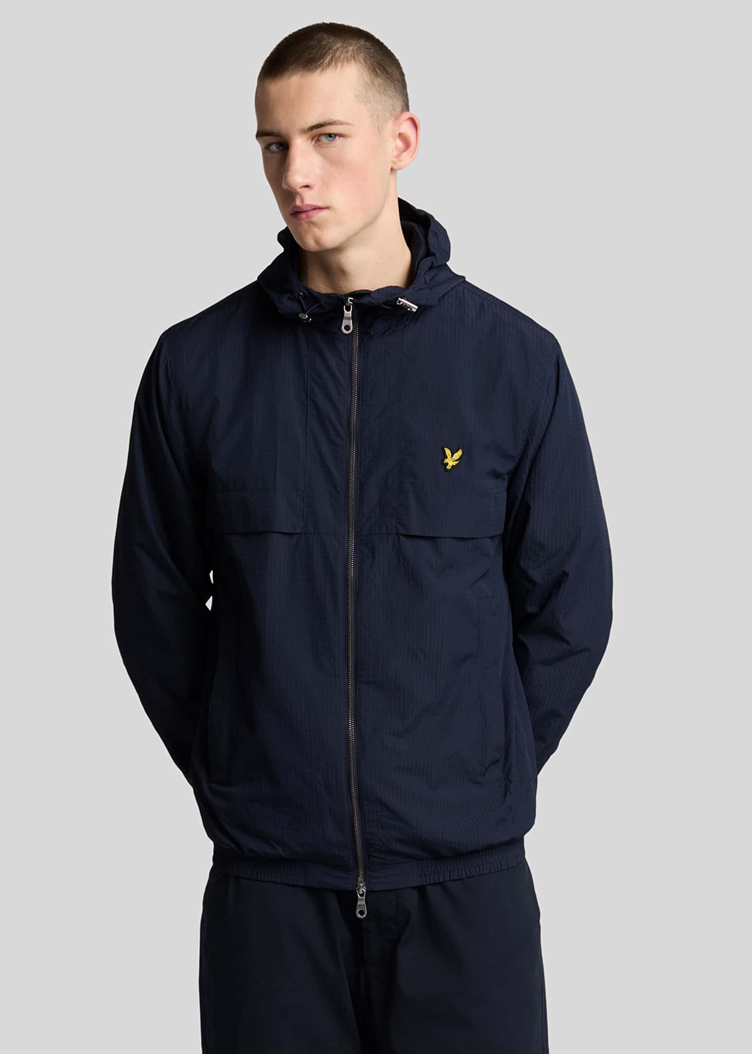 Lyle & Scott Jassen Lightweight ripstop jacket - dark navy