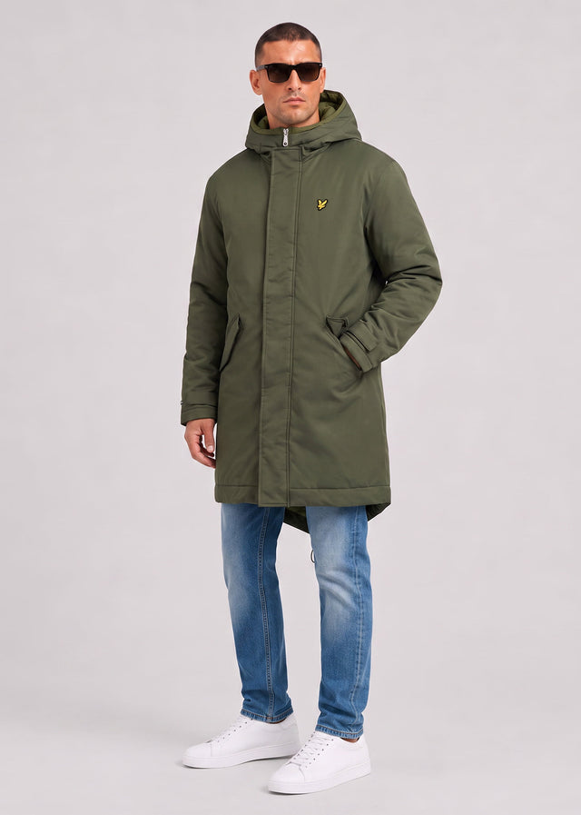 Lyle & Scott Jacken Padded fishtail parka - deep depths
