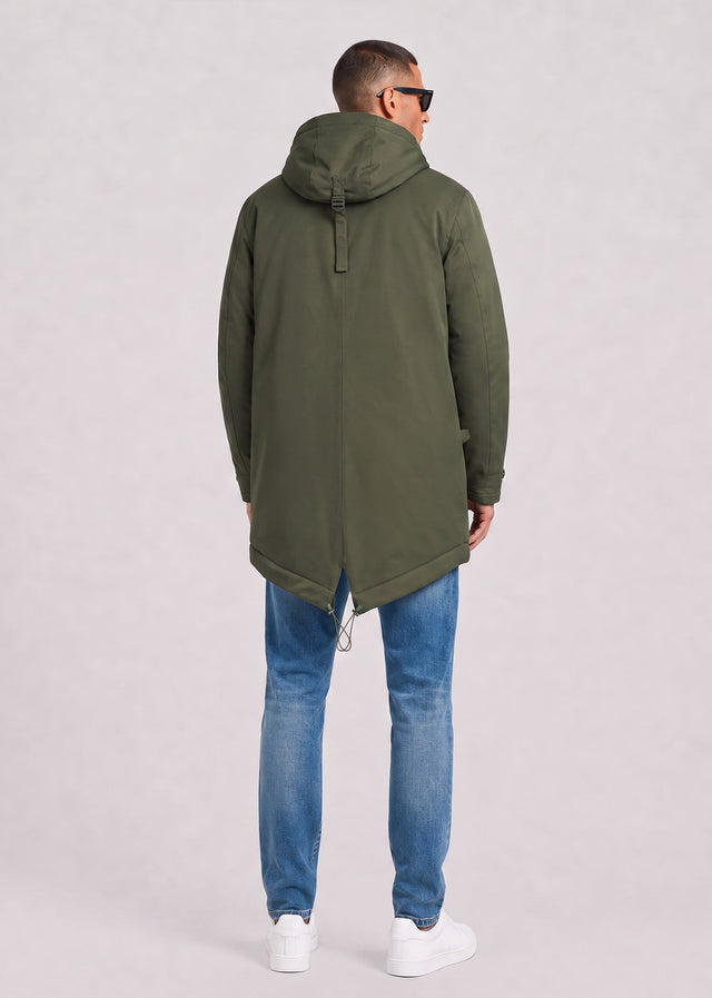 Lyle & Scott Jacken Padded fishtail parka - deep depths