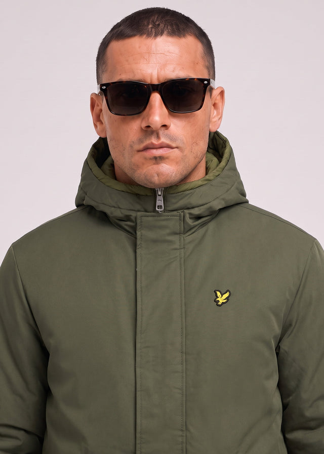 Lyle & Scott Jacken Padded fishtail parka - deep depths