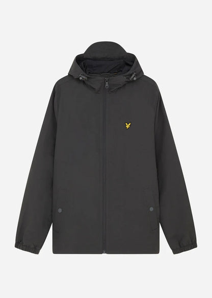 Lyle & Scott Jassen  Zip through hooded jacket - gunmetal 