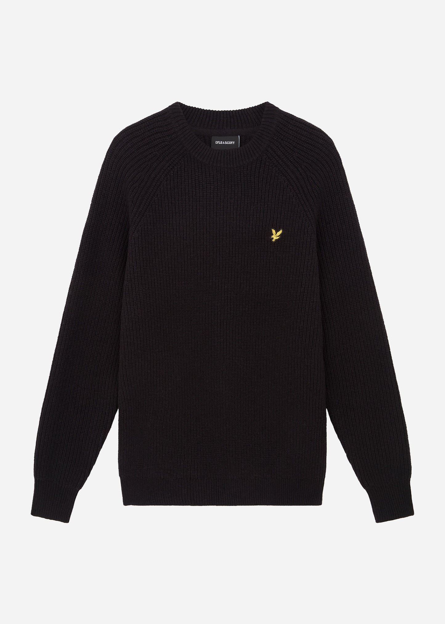 Lyle & Scott Truien  Shaker stitch mock neck - jet black 