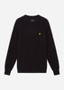 Lyle & Scott Truien  Shaker stitch mock neck - jet black 