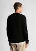 Lyle & Scott Truien  Grid knit crew neck jumper - jet black 