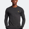 Lyle & Scott Truien  Cotton merino crew neck jumper - gunmetal 