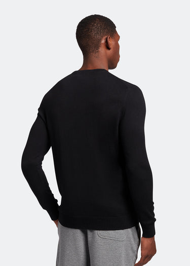 Lyle & Scott Truien Cotton crew neck jumper - jet black
