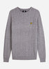 Lyle & Scott Truien  Cable jumper - mid grey marl 