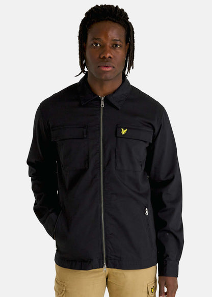 Lyle & Scott Overshirts  Cotton twill overshirt - jet black 