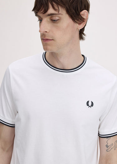 Fred Perry T-shirts Twin tipped t-shirt - white