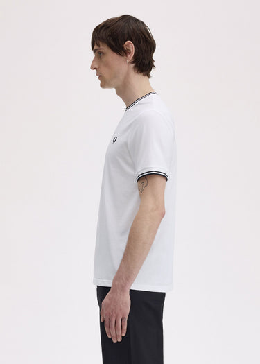 Fred Perry T-shirts Twin tipped t-shirt - white