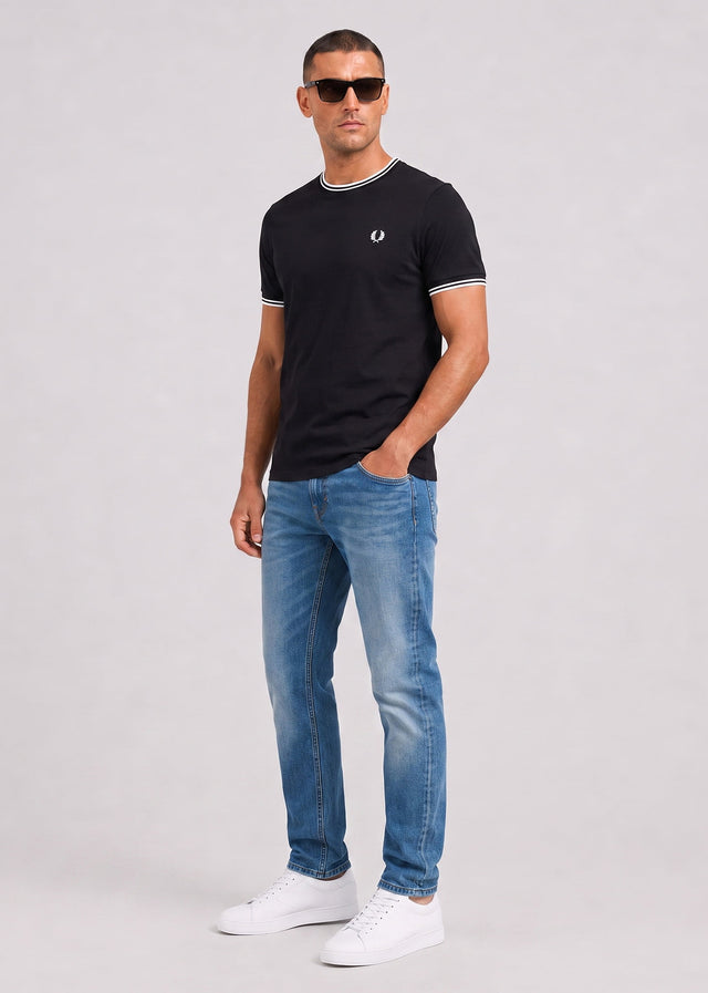 Fred Perry T-Shirts Twin tipped t-shirt - black