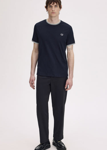 Fred Perry T-shirts Twin tipped t-shirt - navy