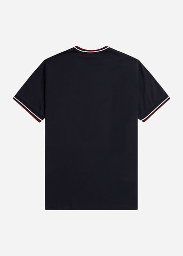 Fred Perry T-shirts  Twin tipped t-shirt - navy snow white red 