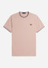 Fred Perry T-shirts  Twin tipped t-shirt - dark pink dustro black 