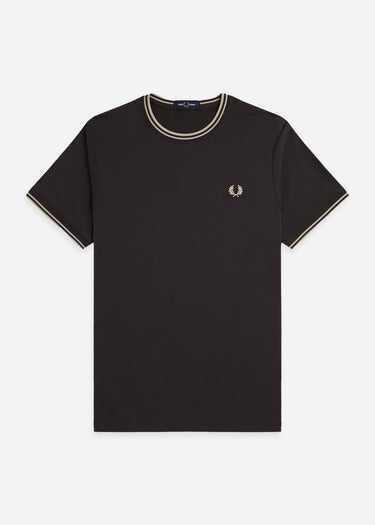 Fred Perry T-shirts Twin tipped t-shirt - Anchor Grey Oatmeal