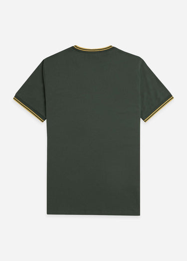 Fred Perry T-shirts Twin tipped t-shirt - Court Green Honeycomb