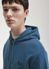 Fred Perry Hoodies  Tipped hooded sweatshirt - midnight blue 