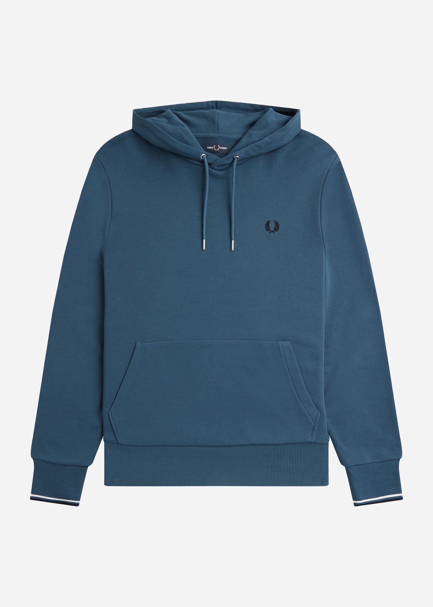 Fred Perry Hoodies  Tipped hooded sweatshirt - midnight blue 